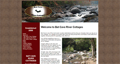 Desktop Screenshot of batcaverivercottages.com